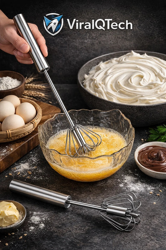 Batidor de Huevos ViralQTech de Acero inoxidable!
